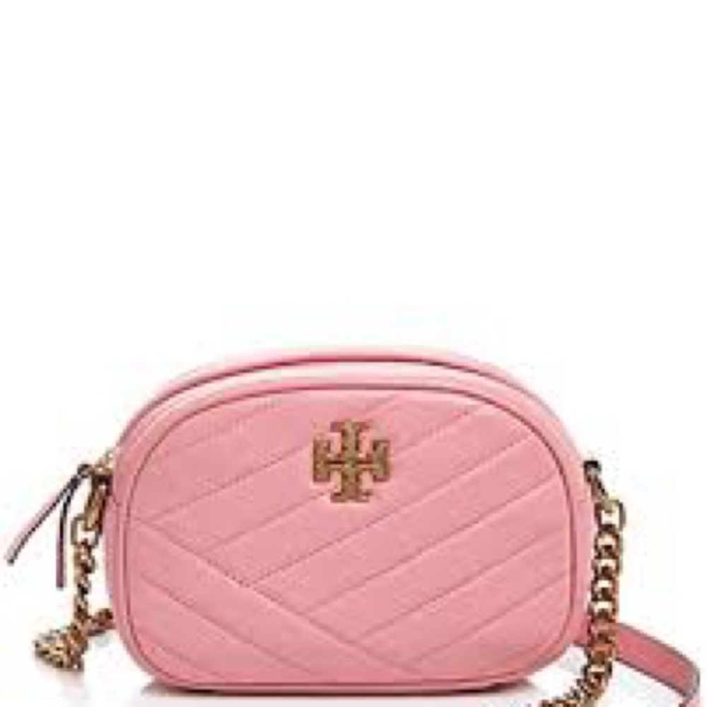 Tory Burch Blush Quilted Crossbody Bag